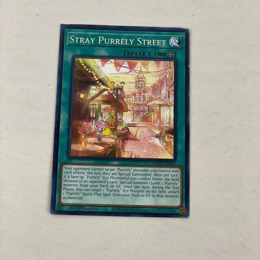 Ty-Gi-Oh!‎ Stray Purrely Street Spell Game Card x3